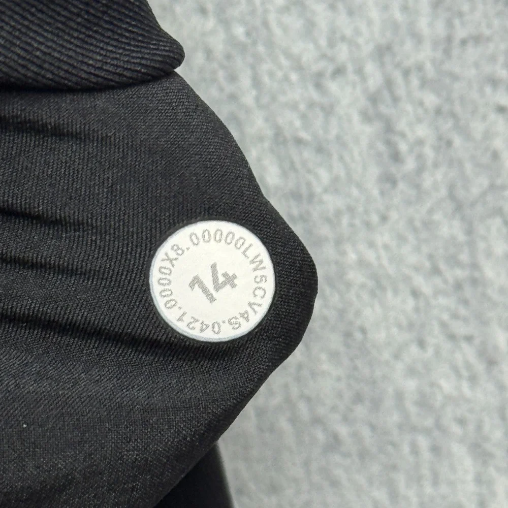 Lululemon Jogger Pants Womens 14 Black‎ Keep Moving Training Running Gym W5CV4S
